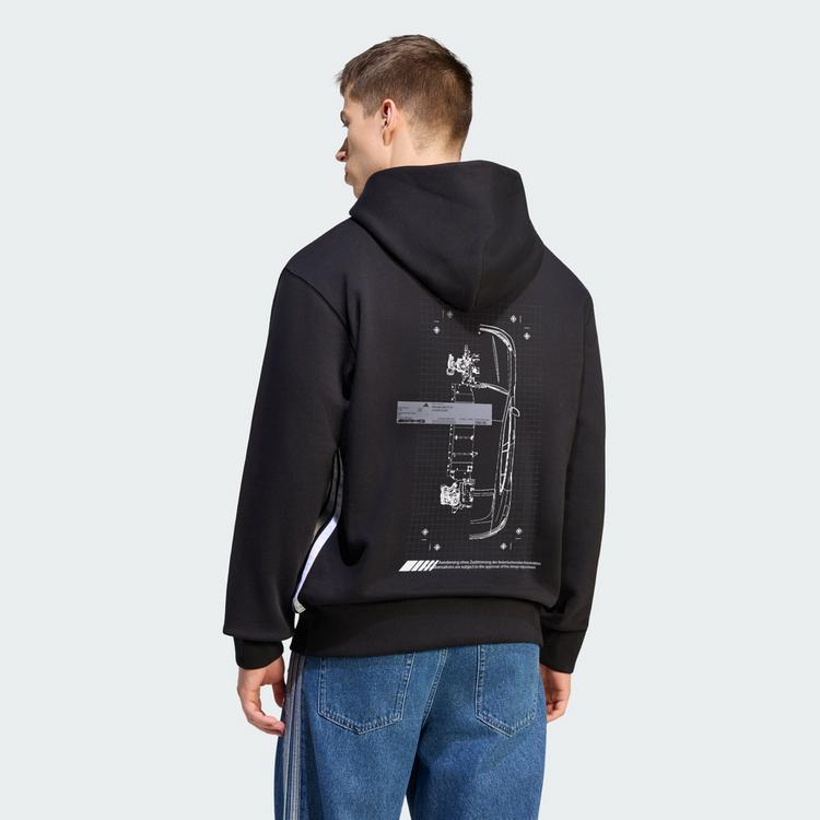 adidas adidas AMG GRAPHIC KAPUZENJACKE Sweatshirt Herren - Black - 1 | SportScheck
