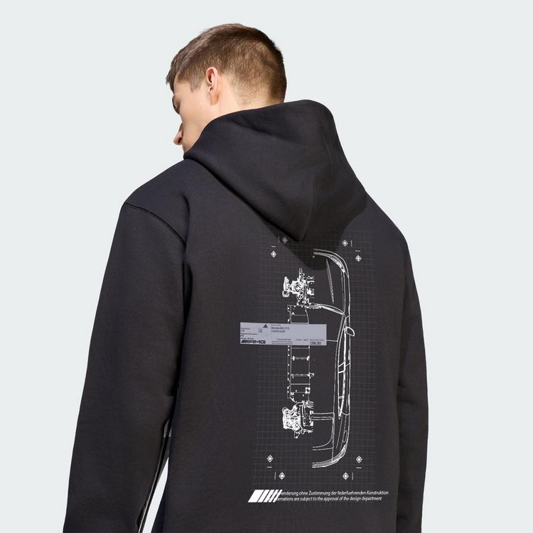 adidas adidas AMG GRAPHIC KAPUZENJACKE Sweatshirt Herren - Black - 1 | SportScheck