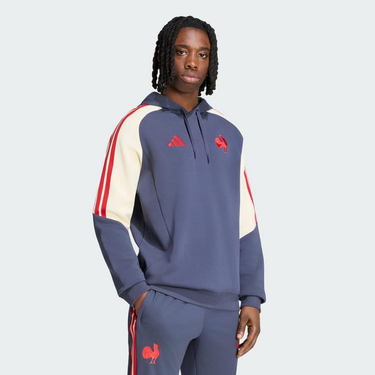 adidas adidas Frankreich Rugby Kapuzenjacke Hoodie Herren - Shadow Navy - 0 | SportScheck