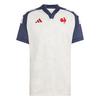 adidas Frankreich Rugby Trainingstrikot Funktionsshirt Herren - Cream White / Shadow Navy