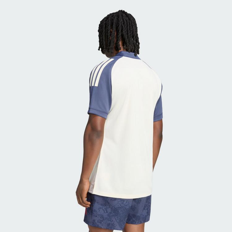 adidas adidas Frankreich Rugby Trainingstrikot Funktionsshirt Herren - Cream White / Shadow Navy - 1 | SportScheck
