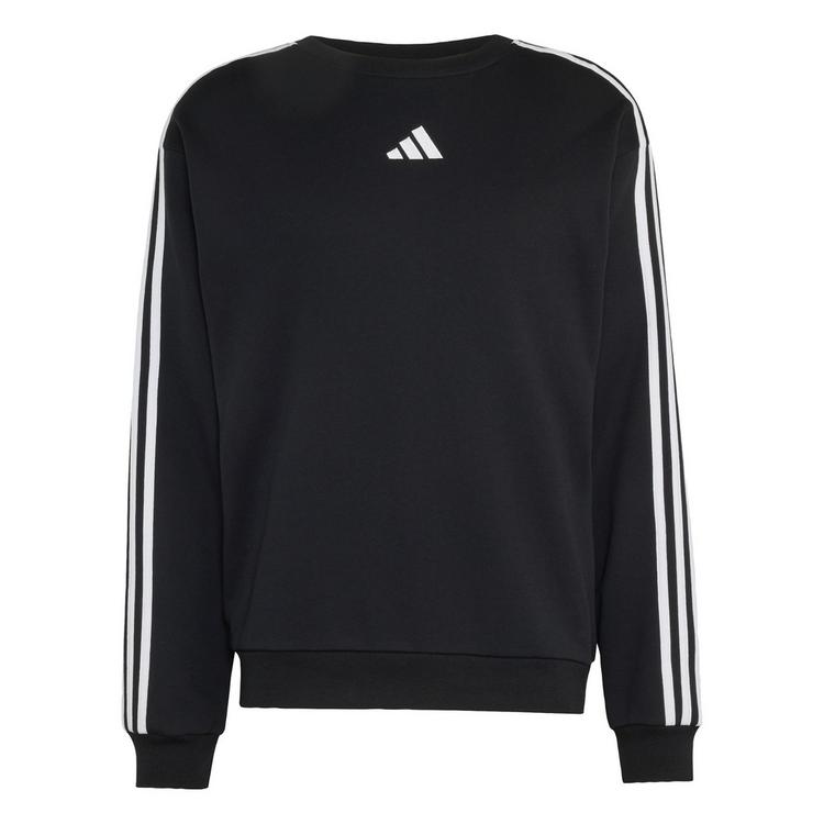 adidas adidas Essentials 3-Streifen French Terry Sweatshirt Herren - Black / White - 0 | SportScheck