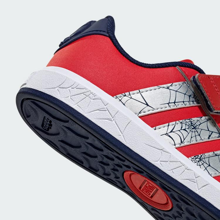 adidas adidas ADIDAS MARVEL SPIDER-MAN GRAND COURT Sneaker Kinder - Pure Ruby / Silver Metallic / Dark Blue - 6 | SportScheck