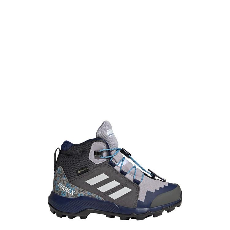 adidas adidas adidas Minecraft Terrex Mid GORE-TEX Wanderschuhe Kinder - Glory Grey / Grey One / Grey Five - 0 | SportScheck