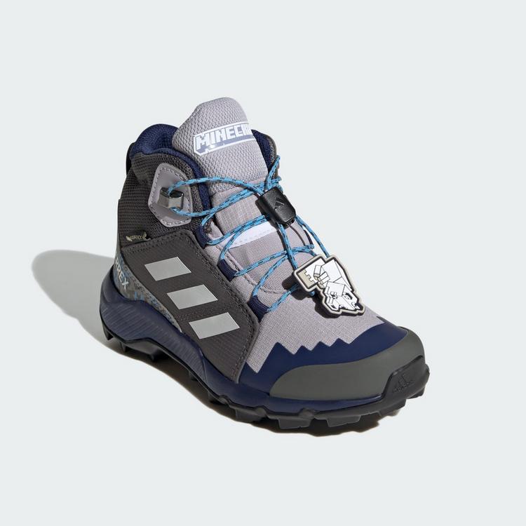 adidas adidas adidas Minecraft Terrex Mid GORE-TEX Wanderschuhe Kinder - Glory Grey / Grey One / Grey Five - 3 | SportScheck