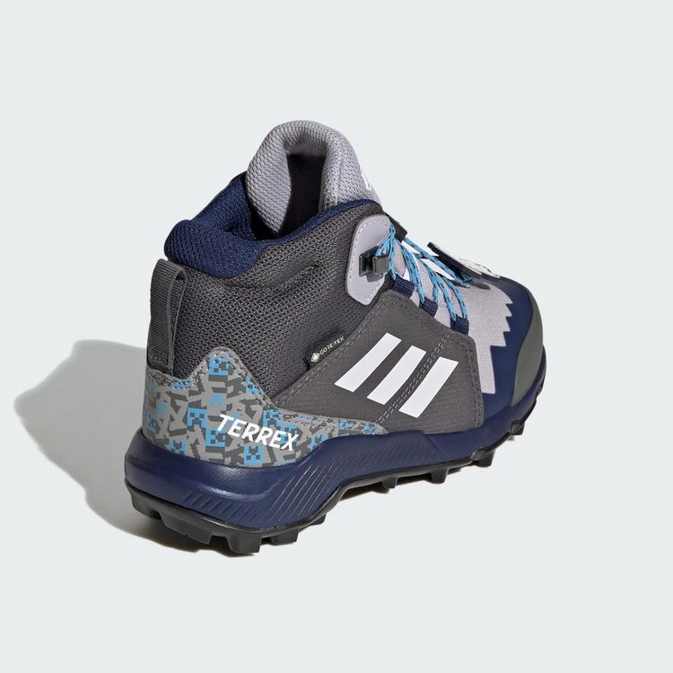 adidas adidas adidas Minecraft Terrex Mid GORE-TEX Wanderschuhe Kinder - Glory Grey / Grey One / Grey Five - 4 | SportScheck