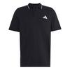 adidas Essentials 3-Streifen Pikee-Poloshirt T-Shirt Herren - Black / White