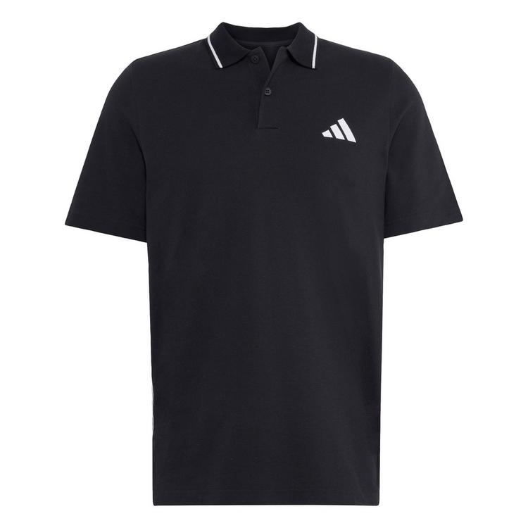 adidas adidas Essentials 3-Streifen Pikee-Poloshirt T-Shirt Herren - Black / White - 0 | SportScheck