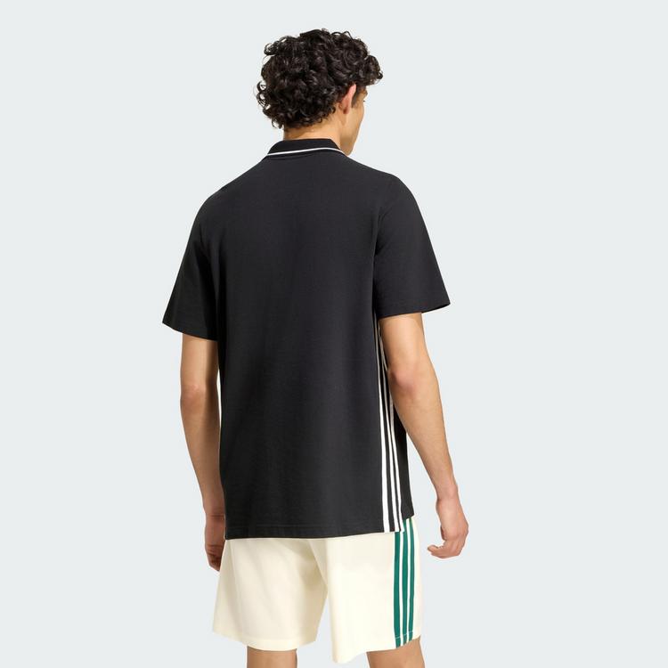 adidas adidas Essentials 3-Streifen Pikee-Poloshirt T-Shirt Herren - Black / White - 1 | SportScheck