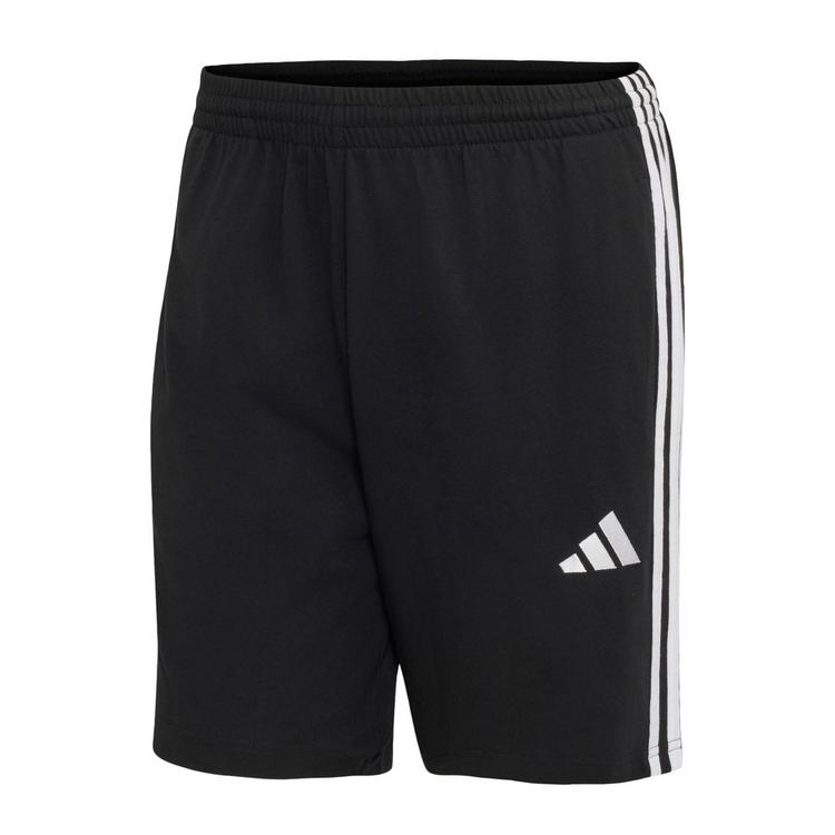adidas adidas Essentials 3-Streifen Single Jersey Shorts Herren - Black / White - 0 | SportScheck