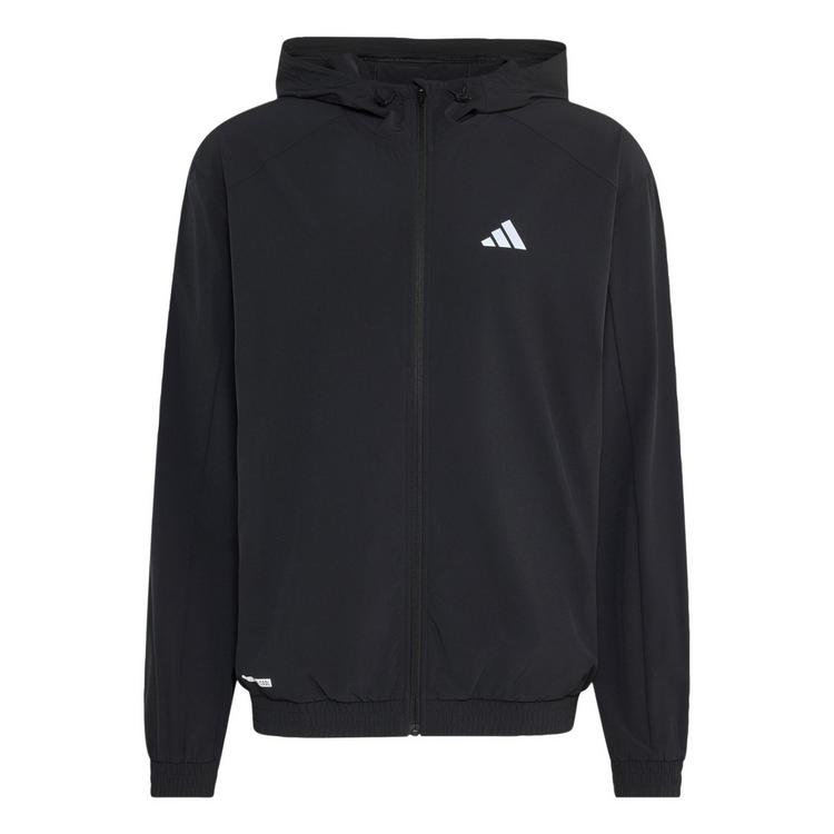 adidas adidas TECH APPAREL TRAININGSJACKE, Trainingsjacke Herren - Black / Halo Silver - 0 | SportScheck