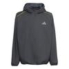 adidas WINDJACKE Windbreaker Kinder - Grey Five / Pure Lemon