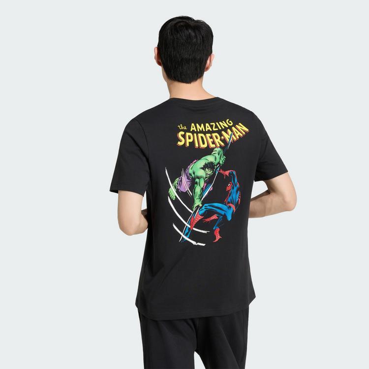 adidas adidas adidas MARVEL SPIDER-MAN Graphic T-Shirt T-Shirt Herren - Black - 1 | SportScheck