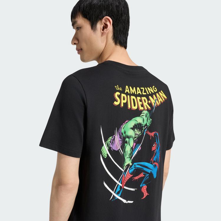 adidas adidas adidas MARVEL SPIDER-MAN Graphic T-Shirt T-Shirt Herren - Black - 1 | SportScheck