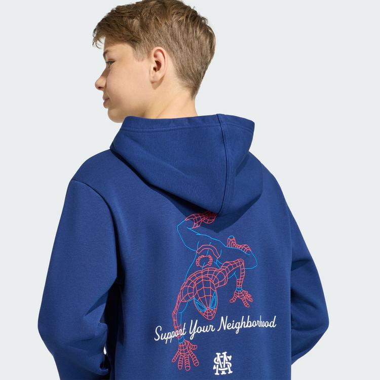 adidas adidas ADIDAS MARVEL SPIDER-MAN SWEATSHIRT, Hoodie Kinder - Dark Blue / White - 1 | SportScheck