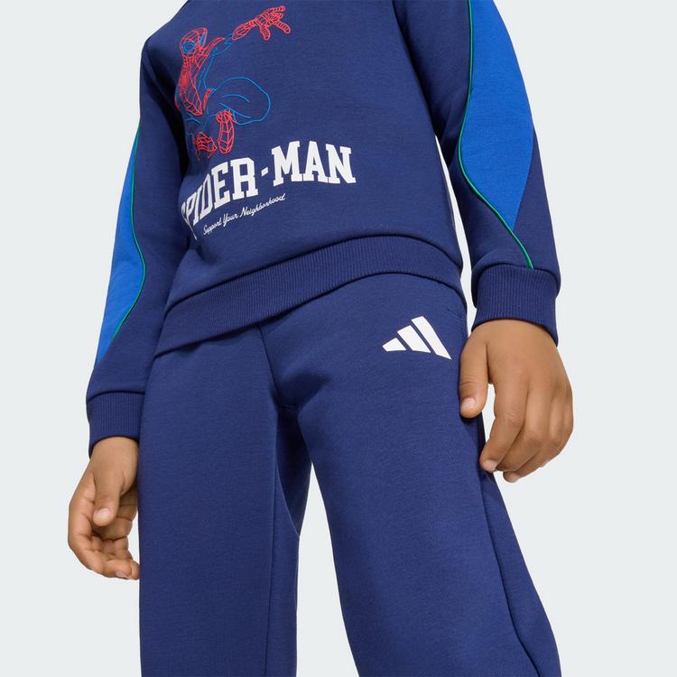 adidas adidas ADIDAS MARVEL SPIDER-MAN JOGGINGANZUG Trainingsanzug Kinder - Dark Blue / White / Royal Blue - 1 | SportScheck