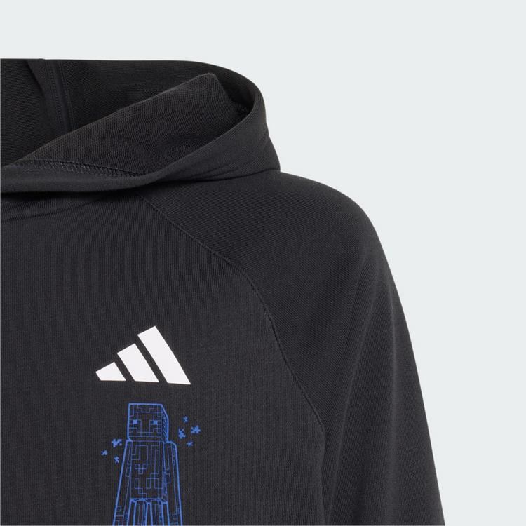 adidas adidas ADIDAS MINECRAFT HOODIE Hoodie Kinder - Black / White - 2 | SportScheck
