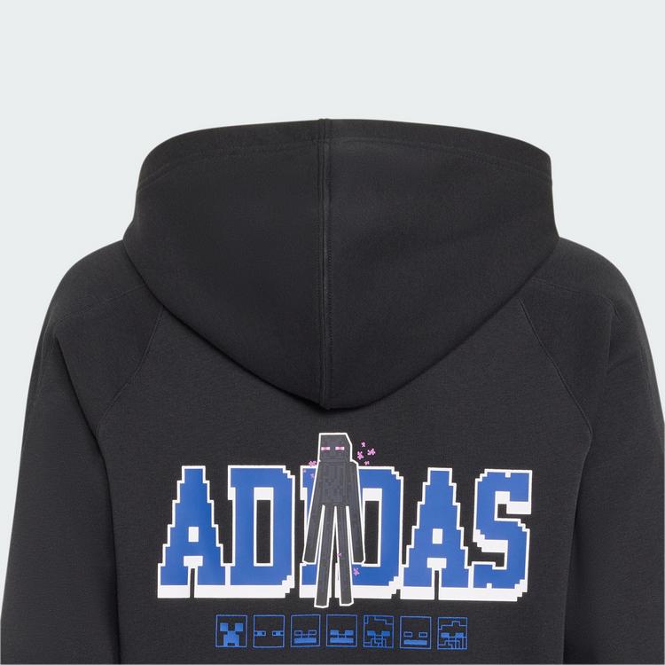 adidas adidas ADIDAS MINECRAFT HOODIE Hoodie Kinder - Black / White - 3 | SportScheck