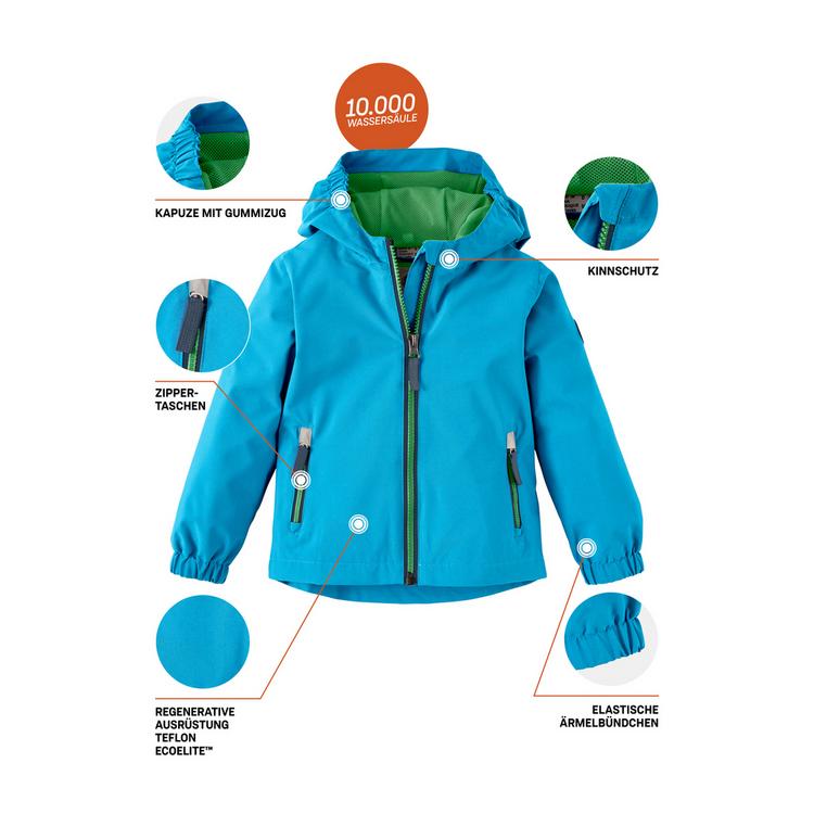 first instinct by killtec first instinct by killtec FIOS 10 Softshelljacke Kinder - Azurblau282 - 7 | SportScheck