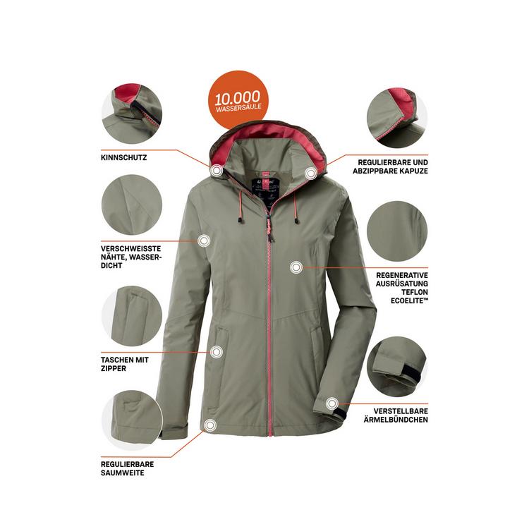 KILLTEC KILLTEC OOKS 1 Softshelljacke Damen - Oliv1012 - 8 | SportScheck