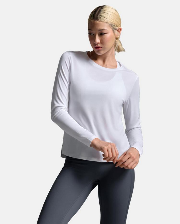 2XU 2XU Ignition Aero Mesh Long Sleeve Funktionsshirt Damen - white-silver reflective - 4 | SportScheck