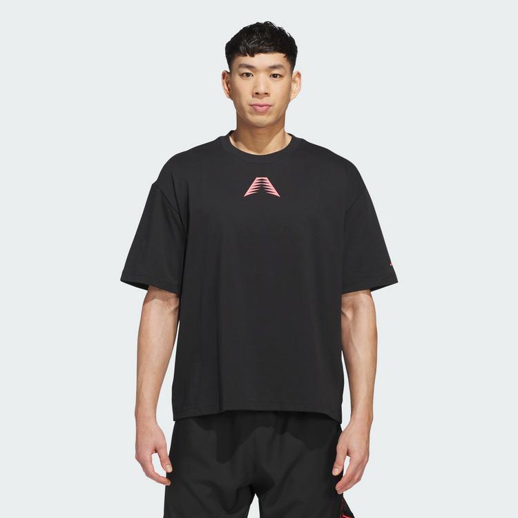 adidas adidas ANTHONY EDWARDS BELIEVE THAT T-SHIRT Basketball Shirt Herren - Black / Solar Turbo - 0 | SportScheck