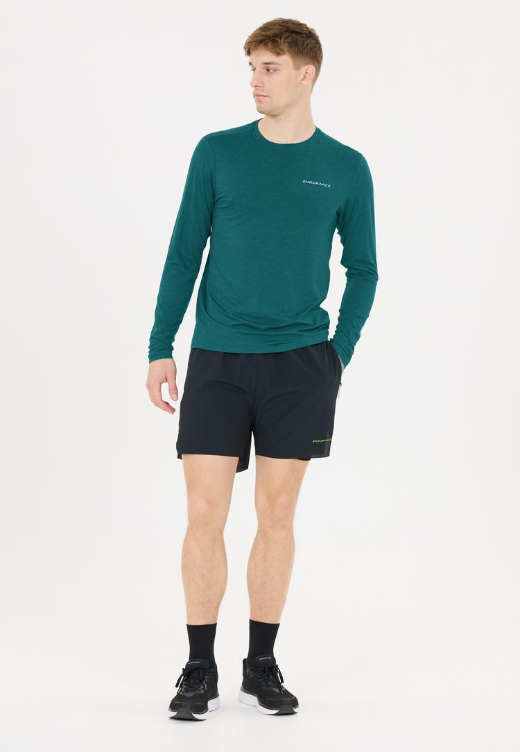Endurance Endurance Abdon Langarmshirt Herren - 3182 Dark Sea - 1 | SportScheck