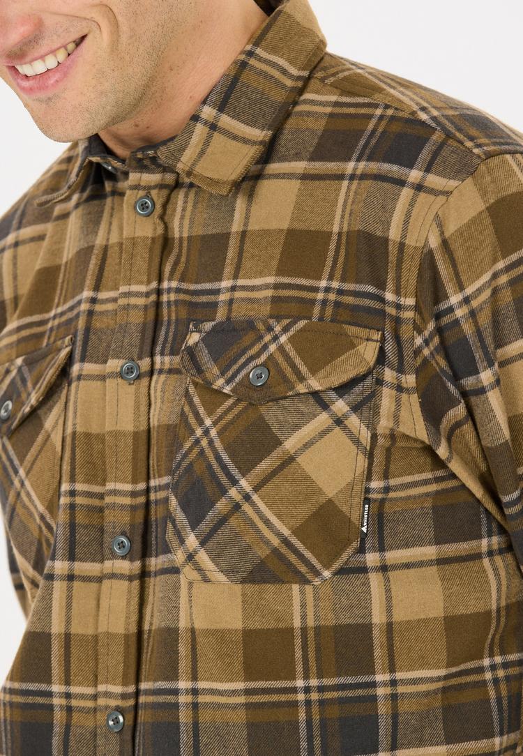 Whistler Whistler Bargo Langarmhemd Herren - 3123 Dark Olive - 0 | SportScheck