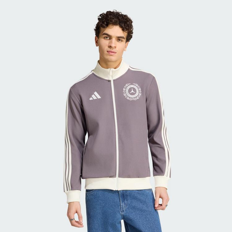 adidas adidas MERCEDES - AMG PETRONAS FORMULA 1 TEAM Trainingsanzug Herren - Granite / Off White - 0 | SportScheck