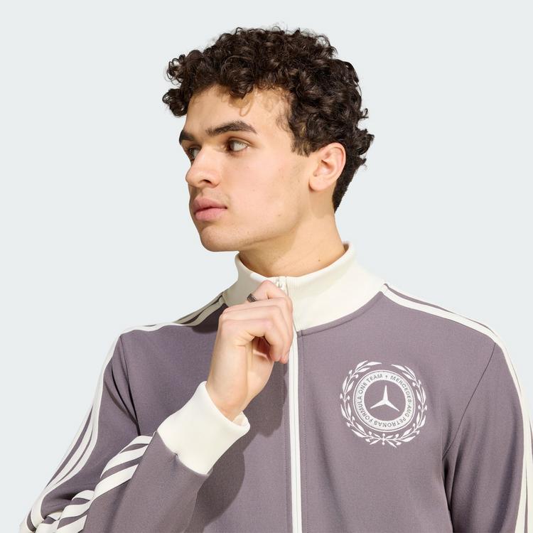 adidas adidas MERCEDES - AMG PETRONAS FORMULA 1 TEAM Trainingsanzug Herren - Granite / Off White - 0 | SportScheck