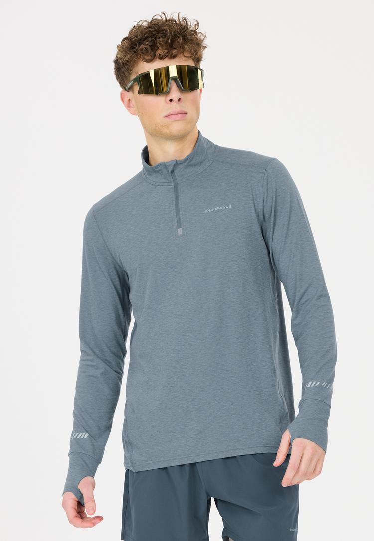 Endurance Endurance Tune Langarmshirt Herren - 2013 Blue Mirage - 0 | SportScheck