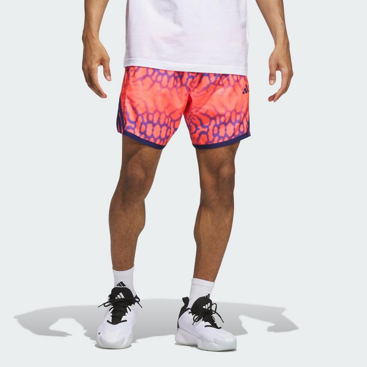 adidas adidas CRAZYLITE GRAFIK SHORTS Funktionsshorts Herren - Solar Turbo - 0 | SportScheck
