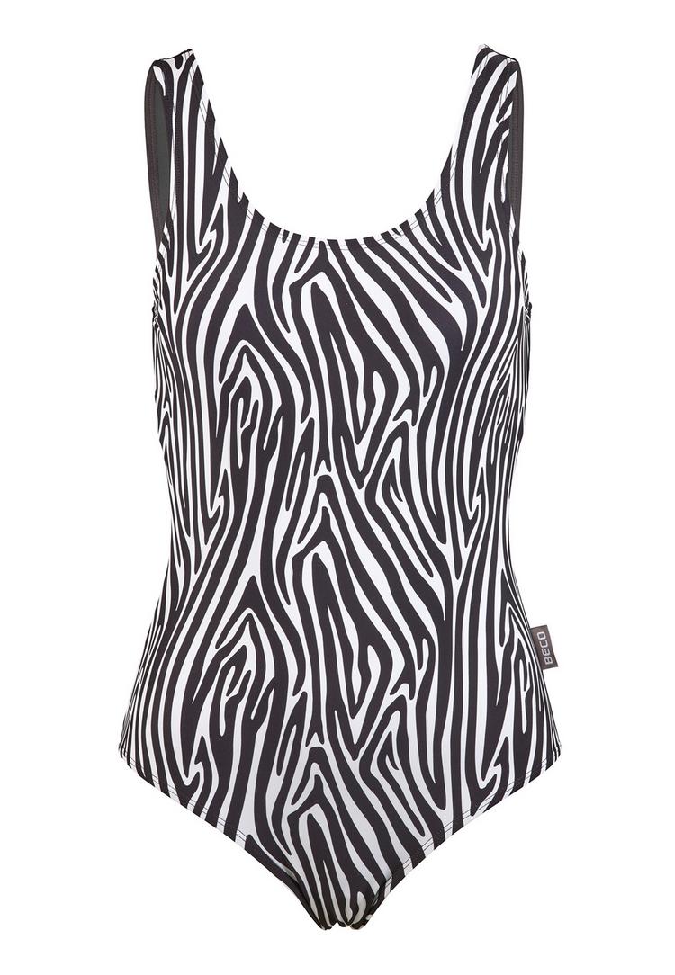 BECO BEERMANN BECO BEERMANN Zebra Vibes Badeanzug Damen - schwarz-wei&szlig; - 0 | SportScheck