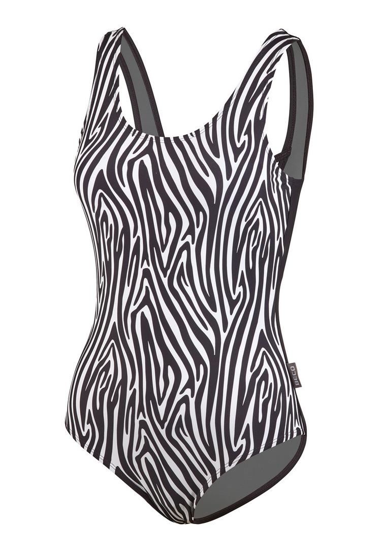 BECO BEERMANN BECO BEERMANN Zebra Vibes Badeanzug Damen - schwarz-wei&szlig; - 0 | SportScheck
