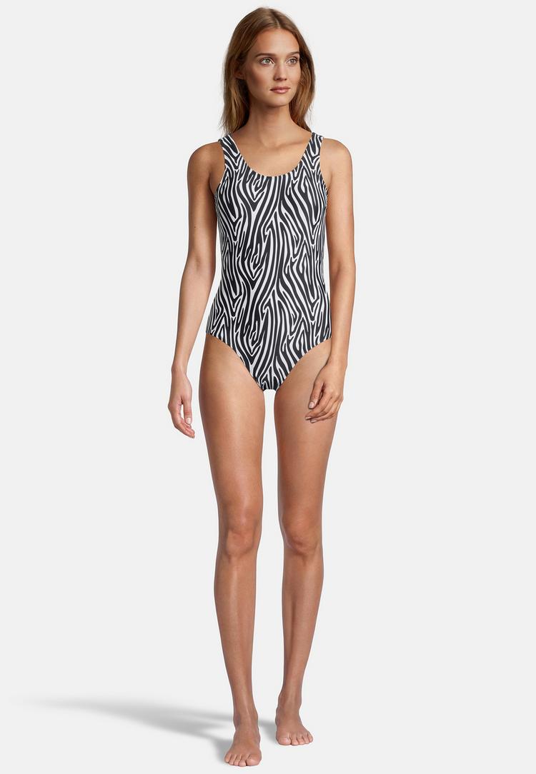 BECO BEERMANN BECO BEERMANN Zebra Vibes Badeanzug Damen - schwarz-wei&szlig; - 0 | SportScheck