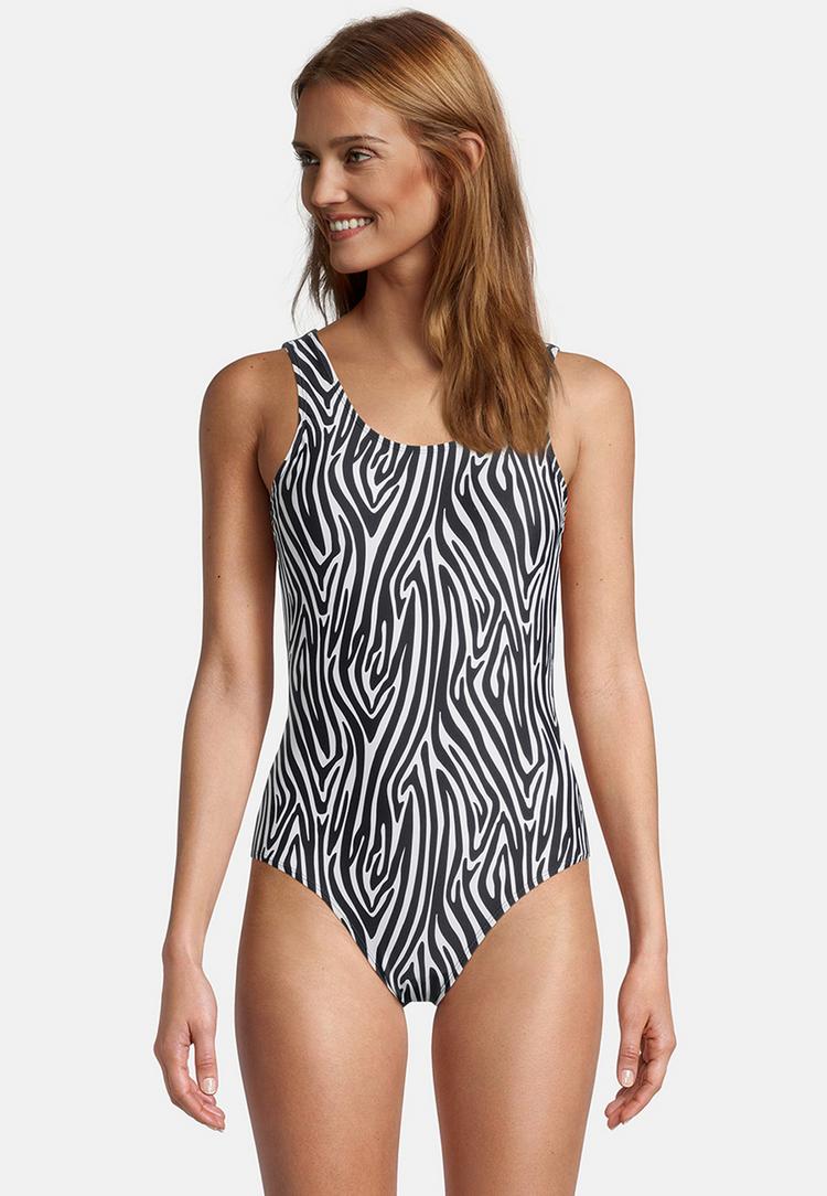 BECO BEERMANN BECO BEERMANN Zebra Vibes Badeanzug Damen - schwarz-wei&szlig; - 2 | SportScheck