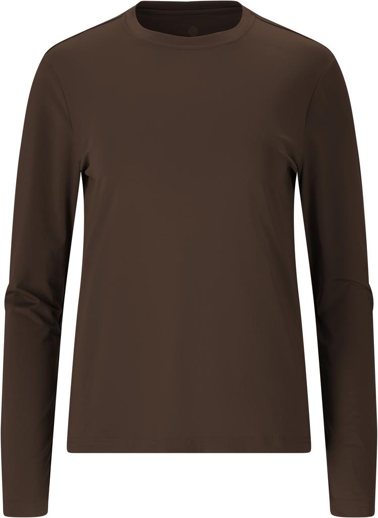 Athlecia Athlecia Almi V2 Langarmshirt Damen - 1294 Chocolate Torte - 0 | SportScheck