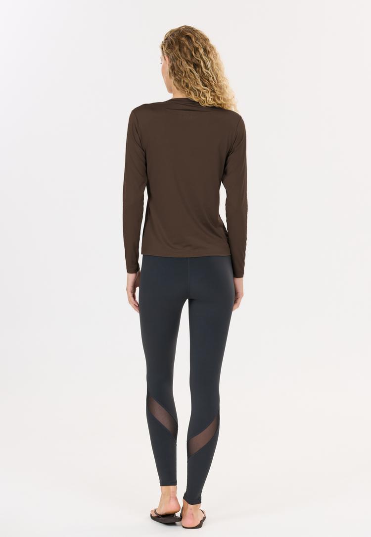 Athlecia Athlecia Almi V2 Langarmshirt Damen - 1294 Chocolate Torte - 2 | SportScheck