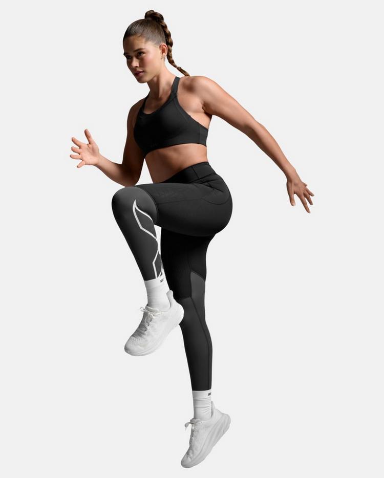 2XU 2XU Light Speed High Impact Bra BH Damen - black-silver reflective - 2 | SportScheck