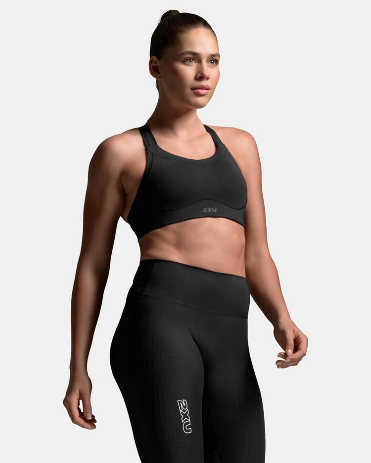2XU 2XU Light Speed High Impact Bra BH Damen - black-silver reflective - 3 | SportScheck