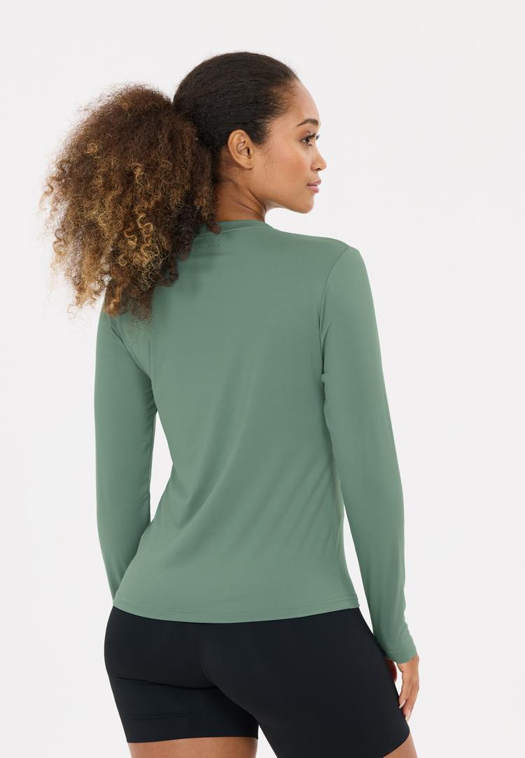 Athlecia Athlecia Almi V2 Langarmshirt Damen - 3221 Dark Forest - 3 | SportScheck