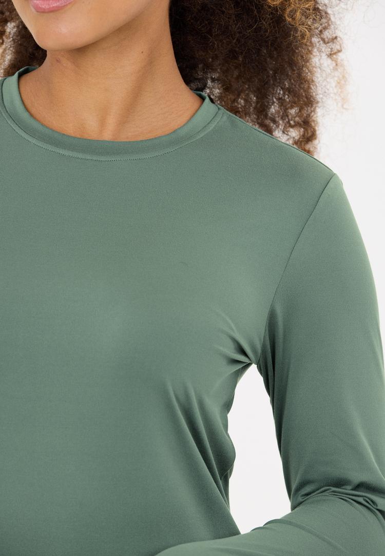 Athlecia Athlecia Almi V2 Langarmshirt Damen - 3221 Dark Forest - 1 | SportScheck