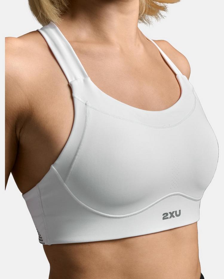 2XU 2XU Light Speed High Impact Bra BH Damen - white-silver reflective - 6 | SportScheck