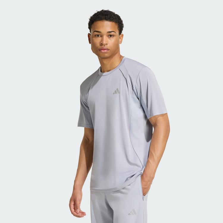 adidas adidas TECH APPAREL T-SHIRT Funktionsshirt Herren - Halo Silver - 0 | SportScheck