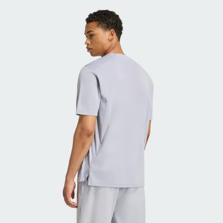 adidas adidas TECH APPAREL T-SHIRT Funktionsshirt Herren - Halo Silver - 1 | SportScheck