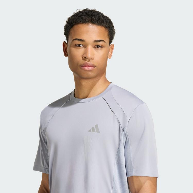 adidas adidas TECH APPAREL T-SHIRT Funktionsshirt Herren - Halo Silver - 0 | SportScheck