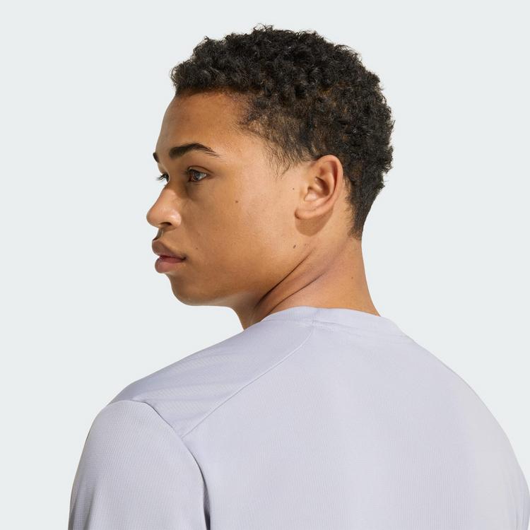 adidas adidas TECH APPAREL T-SHIRT Funktionsshirt Herren - Halo Silver - 1 | SportScheck