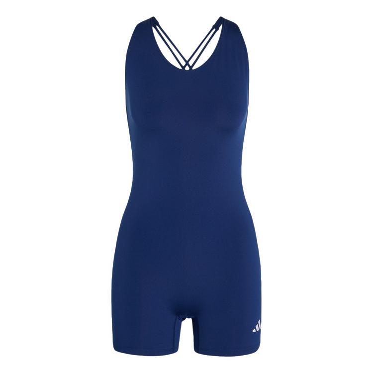 adidas adidas 3-STREIFEN STUDIO ONESIE Jumpsuit Damen - Dark Blue - 0 | SportScheck
