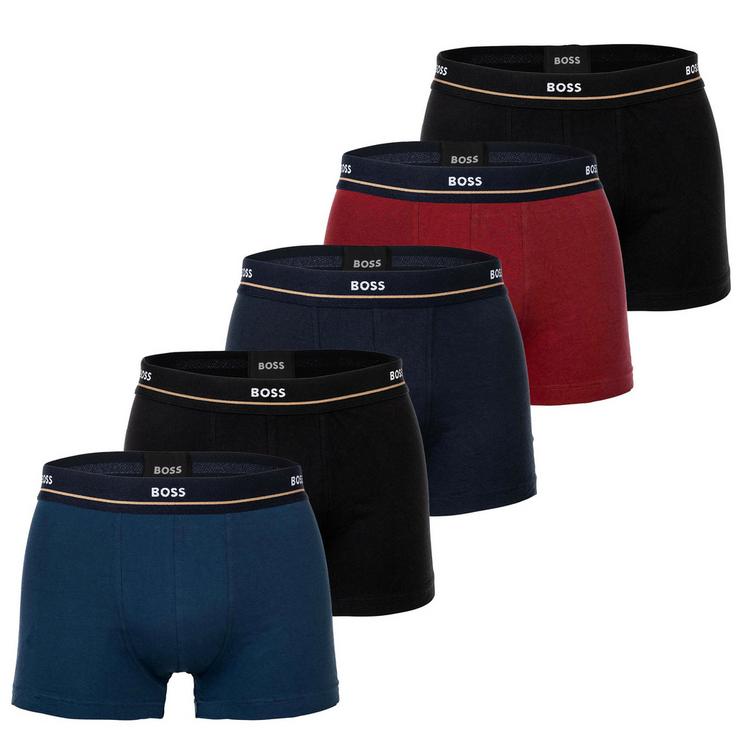 Boss Boss Boxershort Unterhose Herren - Schwarz/Blau/Rot - 0 | SportScheck