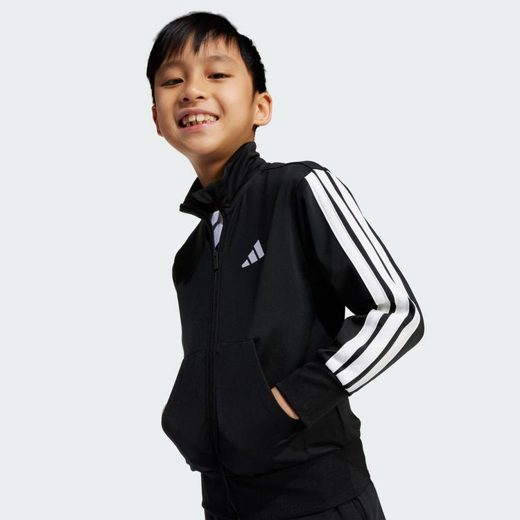 adidas adidas Essentials Climacool Kids Trainingsanzug Trainingsanzug Kinder - Black / White - 0 | SportScheck